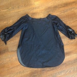 Tibi off the shoulder tunic